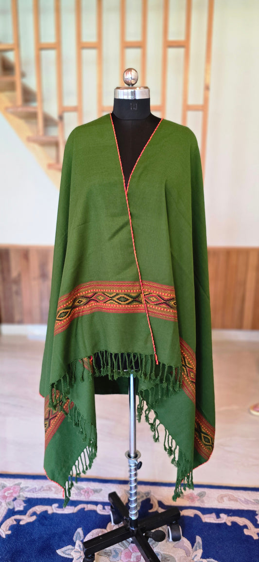 Shawl – Classic Pattern – Ethnic – Green