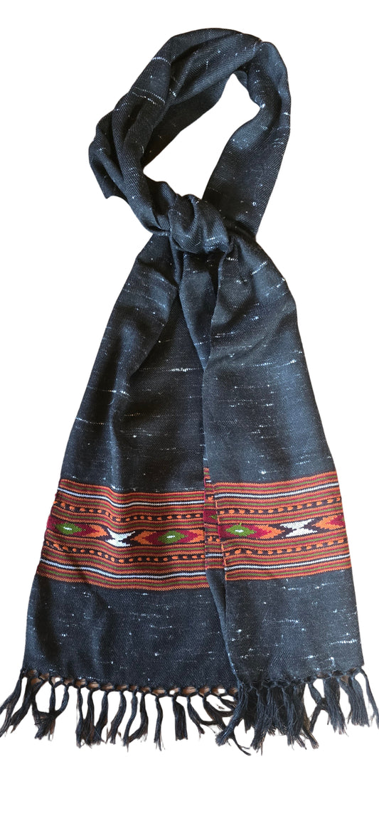 Muffler – Handwoven – Traditional – Black