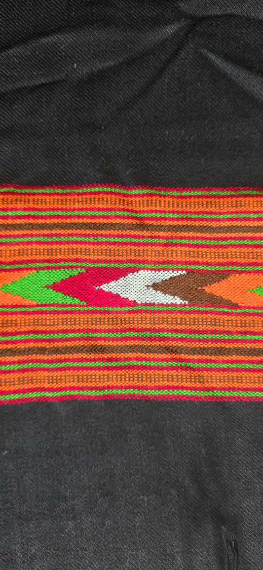 Muffler – Handwoven – Traditional – Black