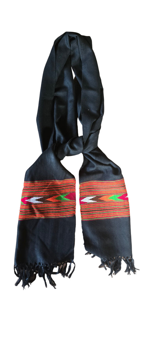 Muffler – Handwoven – Traditional – Black
