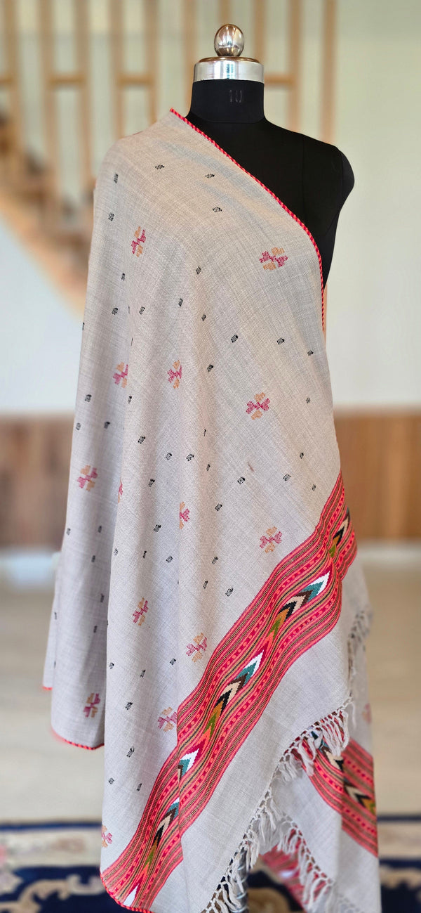 The Heritage Floral Shawl