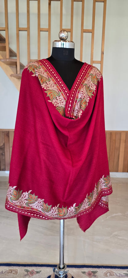 Stole – Floral – Rani – Pashmina