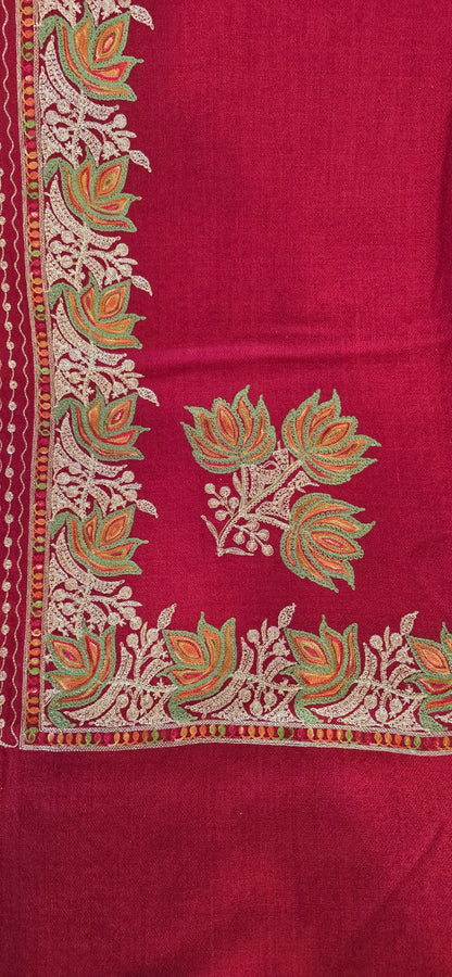 Stole – Floral – Rani – Pashmina