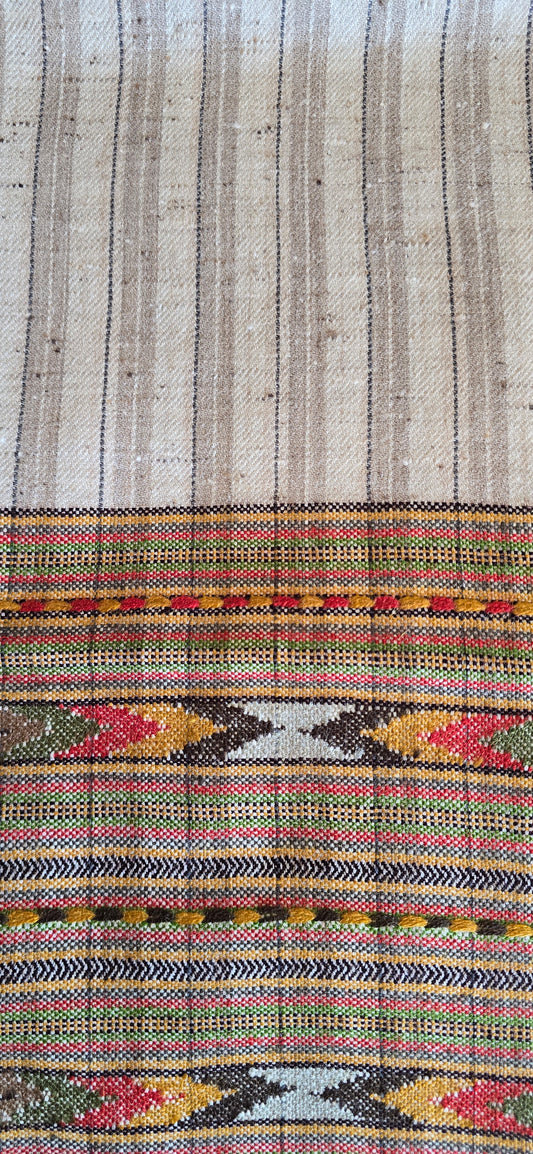 Shawl – Angora Wool - Stripes