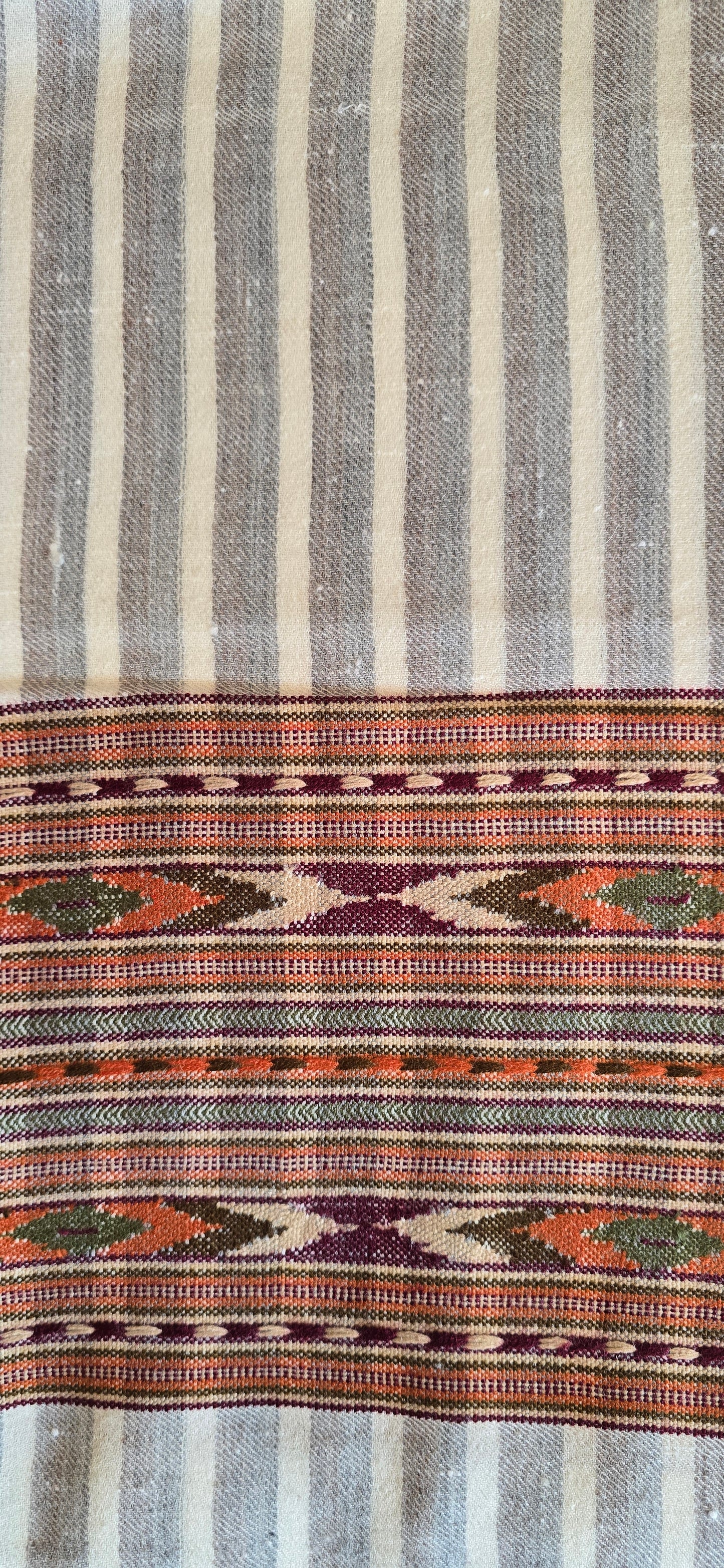 Shawl – Angora Wool - Stripes