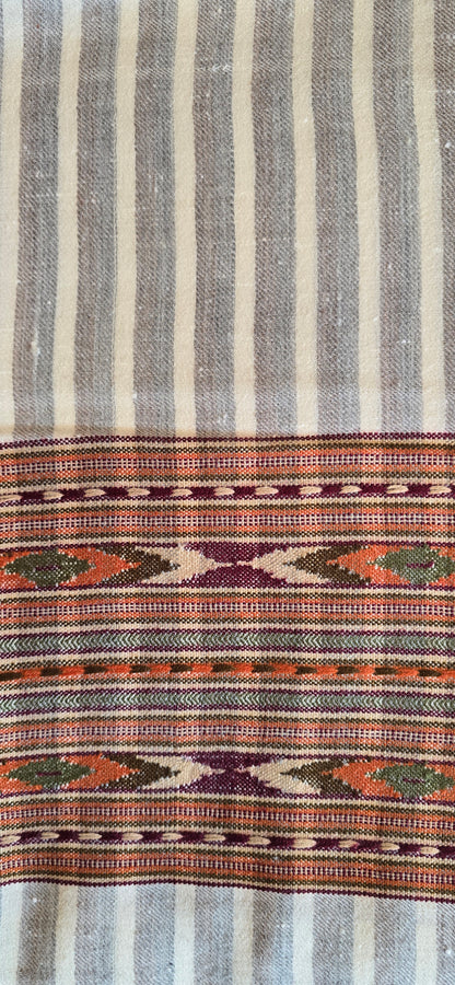 Shawl – Angora Wool - Stripes