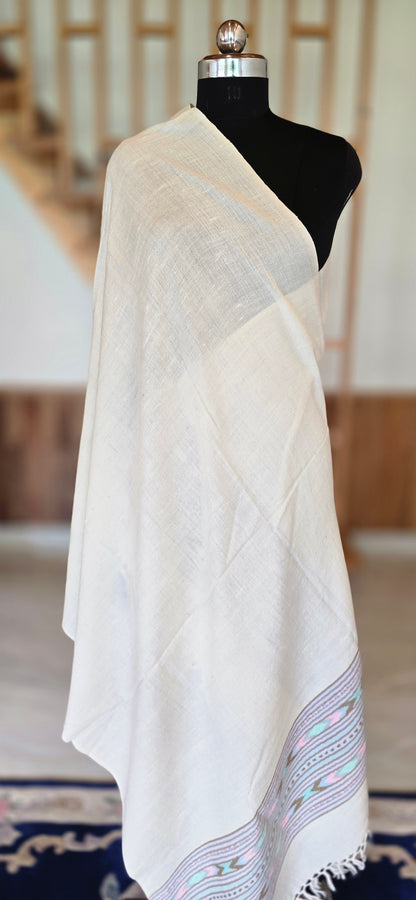 Shawl – Angora Wool - Stripes