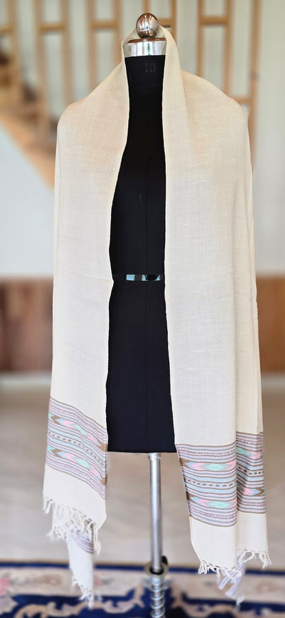 Shawl – Angora Wool - Stripes