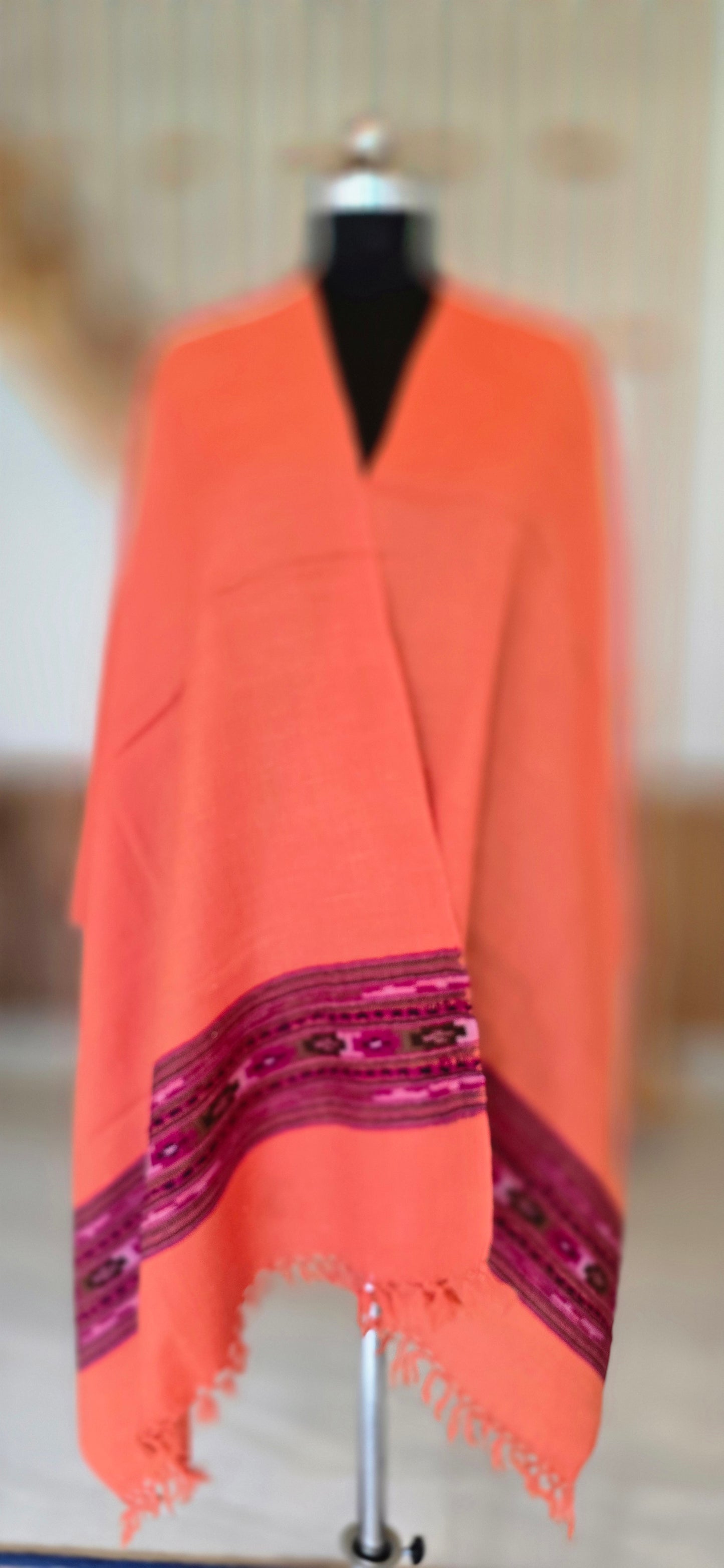 Wool Stole – Timeless Comfort - Orange