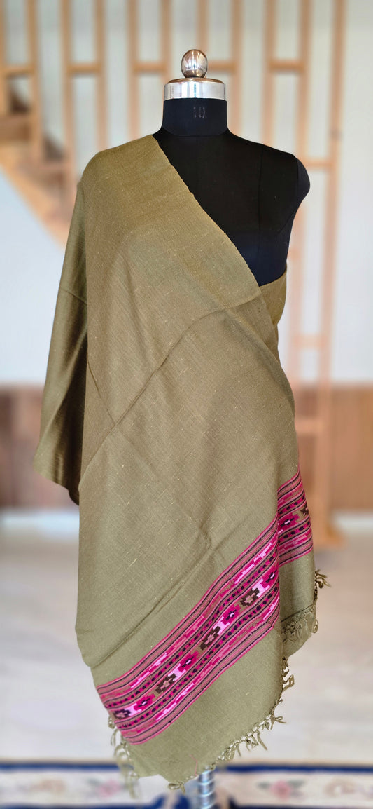 Wool Stole – Timeless Comfort - Olive