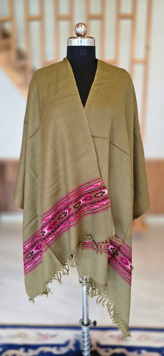 Wool Stole – Timeless Comfort - Olive