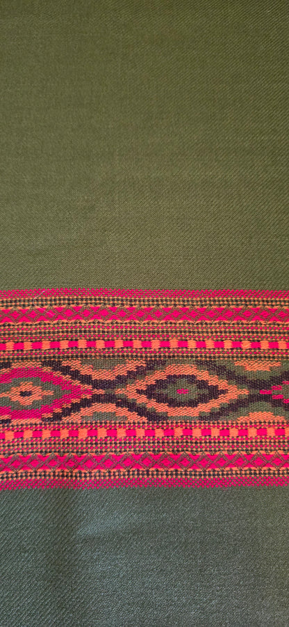 Shawl – Classic Pattern – Ethnic – Green