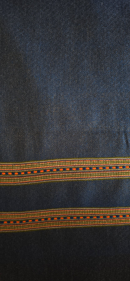 Stole – Heritage Kullu – Plain – Blue