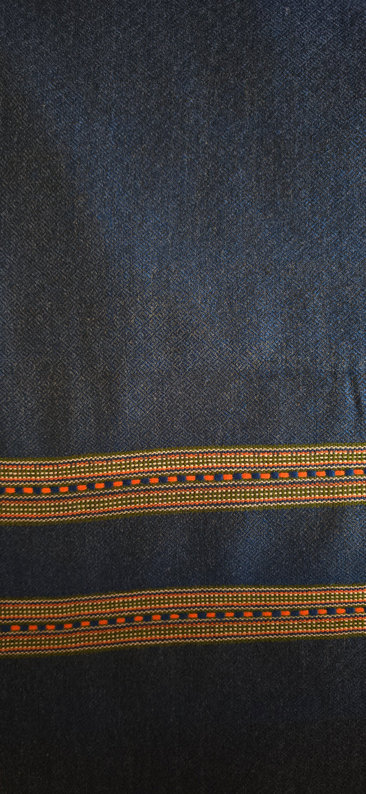 Stole – Heritage Kullu – Plain – Blue