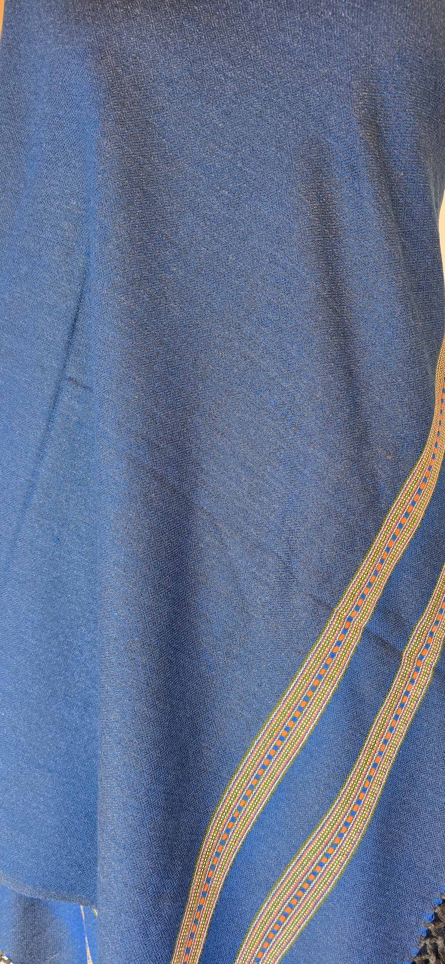 Stole – Heritage Kullu – Plain – Blue