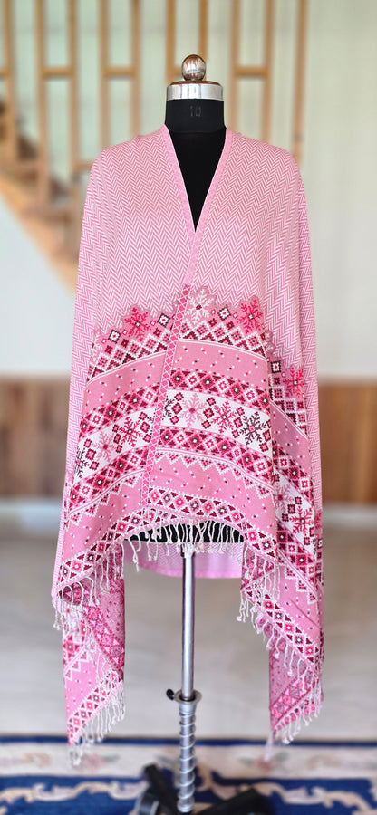 Shawl – Designer – Pink