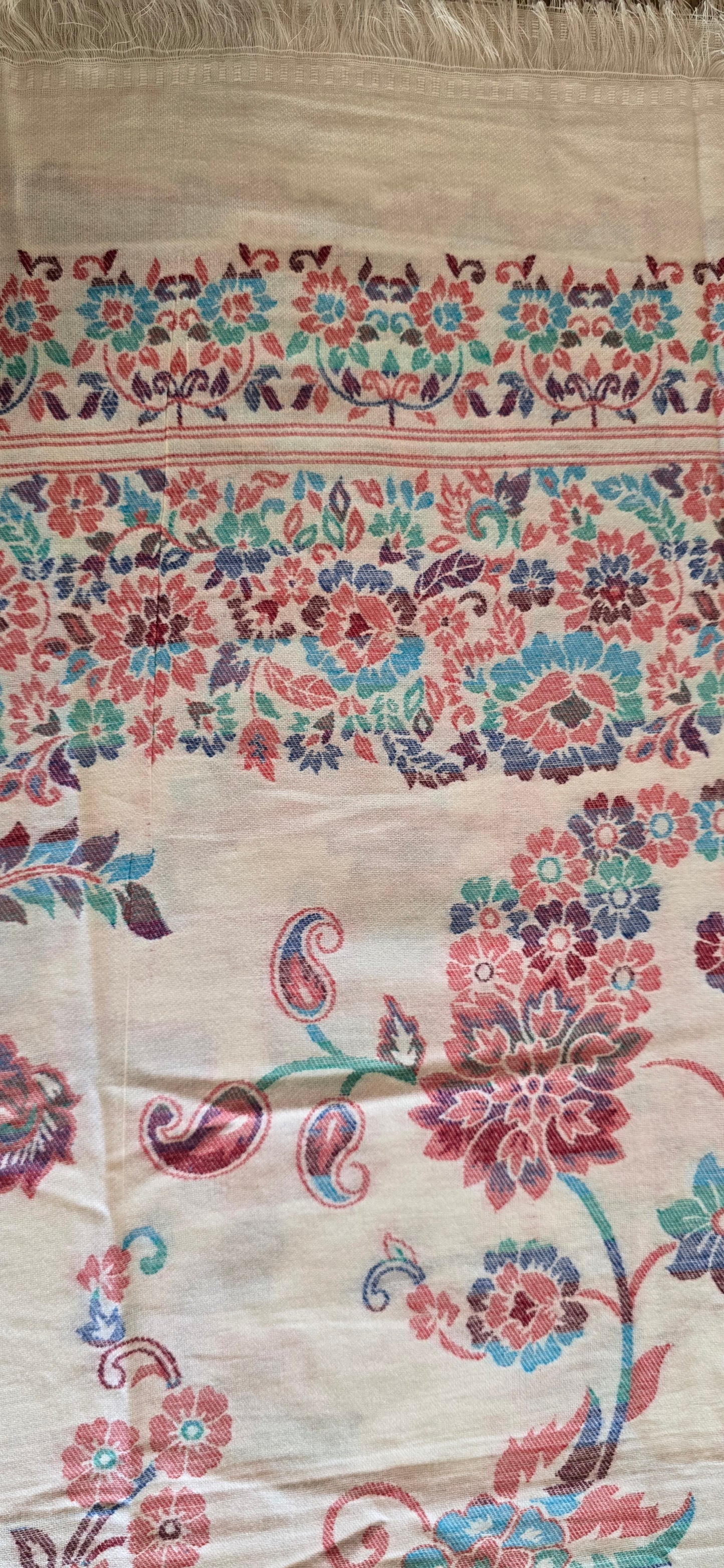 Shawl – Designer – Kanni – White