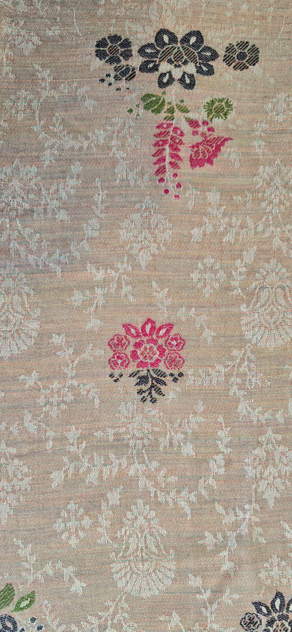 Shawl – Designer – Floral – Light Pink