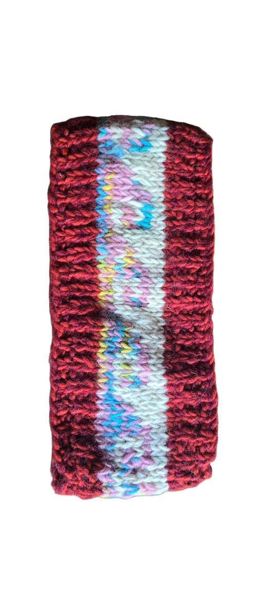 Neck Band – Handwoven – Red