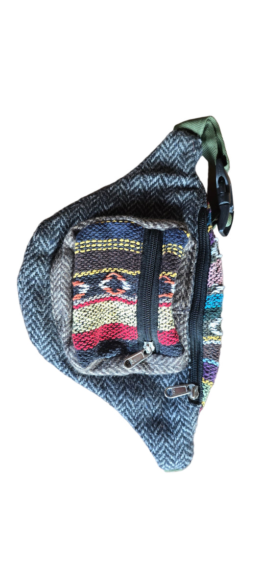 Pouch – Handwoven – Gray