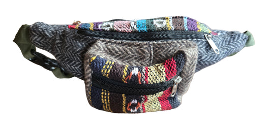 Pouch – Handwoven – Gray