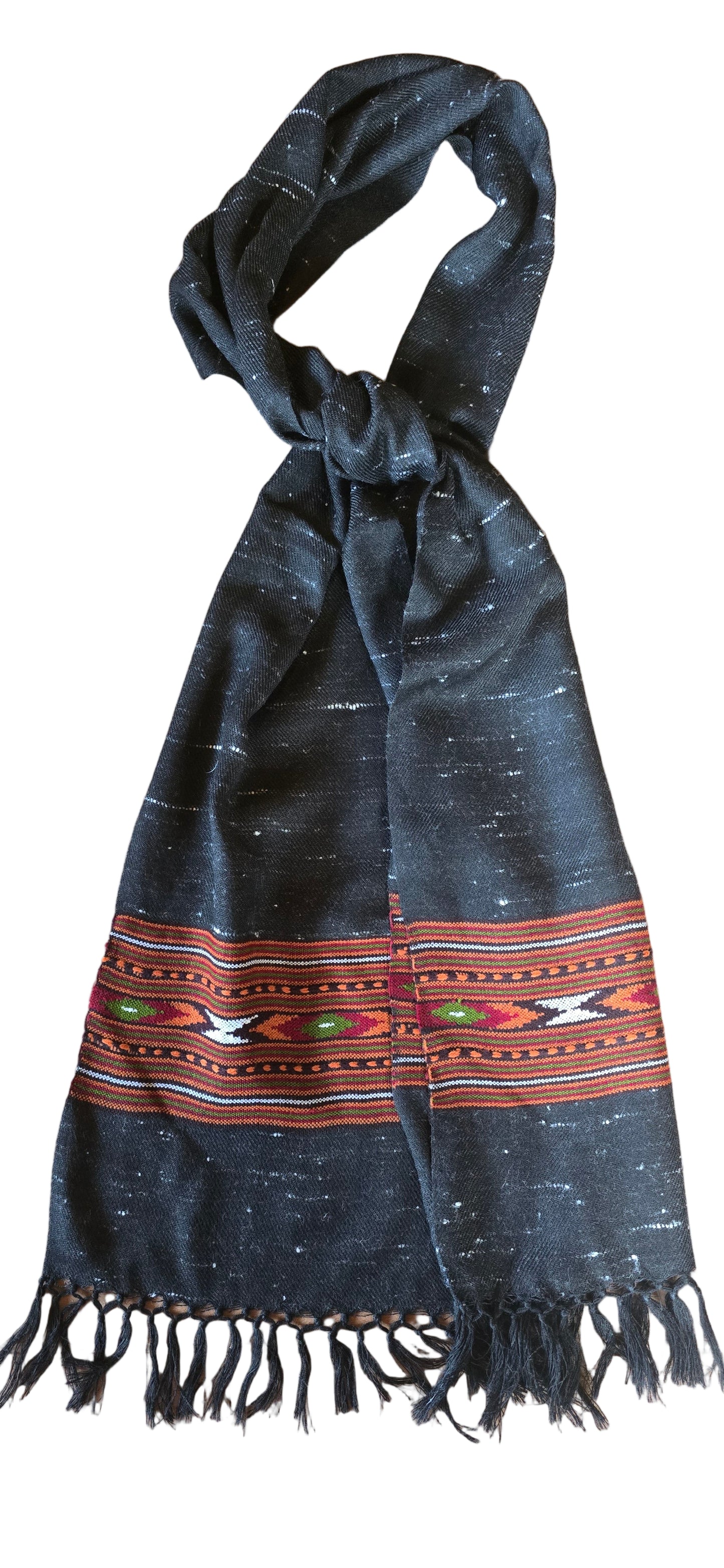 Muffler – Handwoven – Traditional – Black