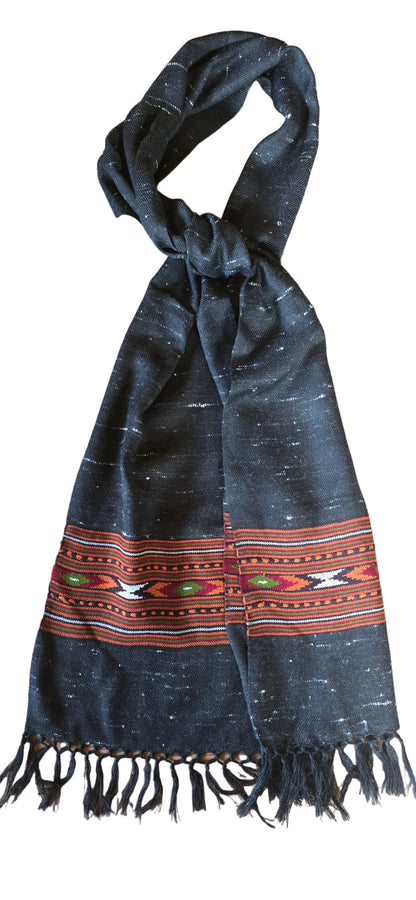 Muffler – Handwoven – Traditional – Black