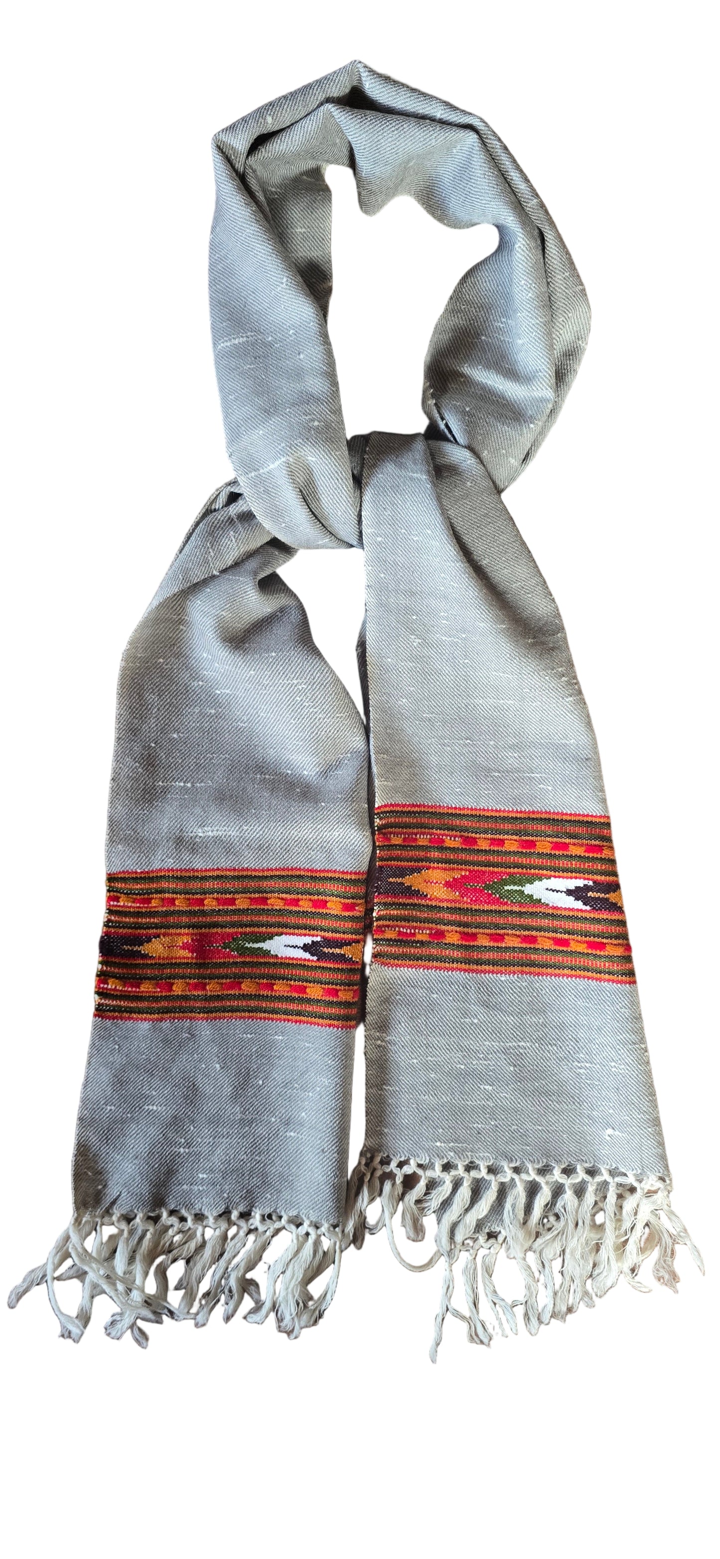 Muffler – Handwoven – Traditional – Gray